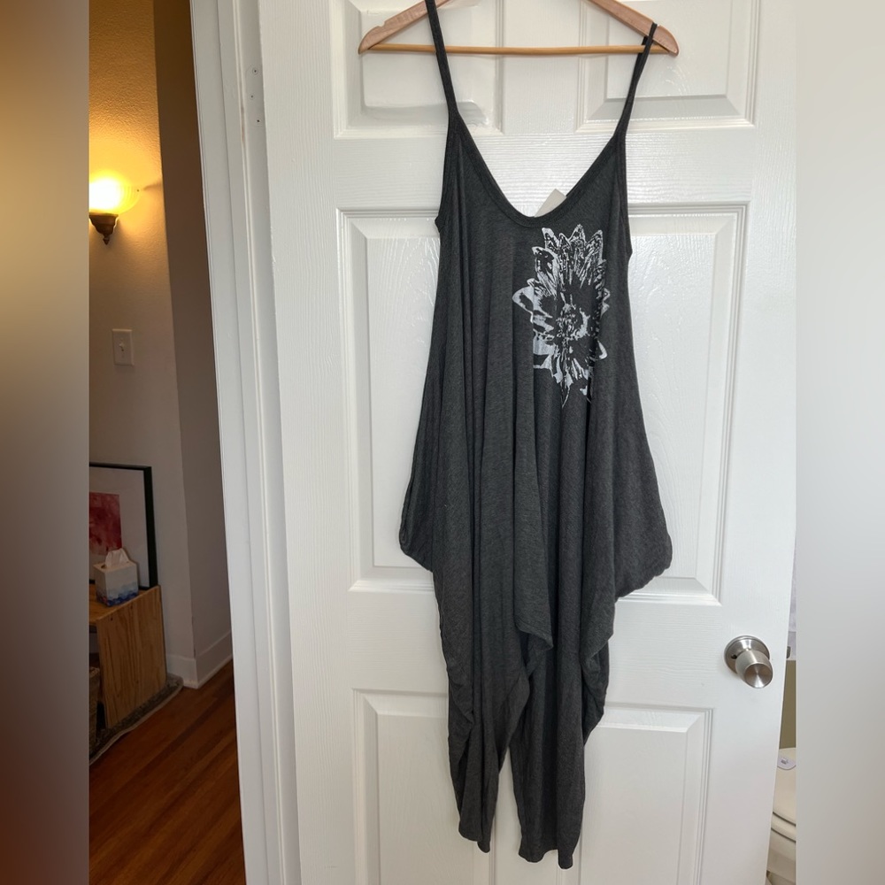 Super comfy jersey romper. Small boutique designer.